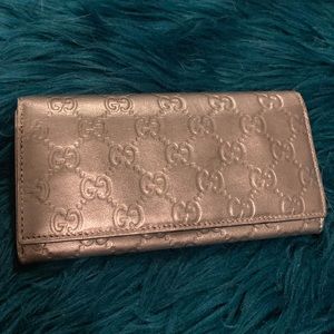 Silver Gucci Wallet